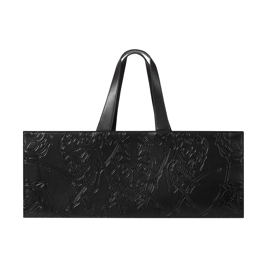 Leather Hat Bag - Black