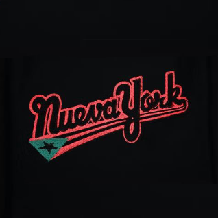 Nueva York Chainstitch Crewneck - Black