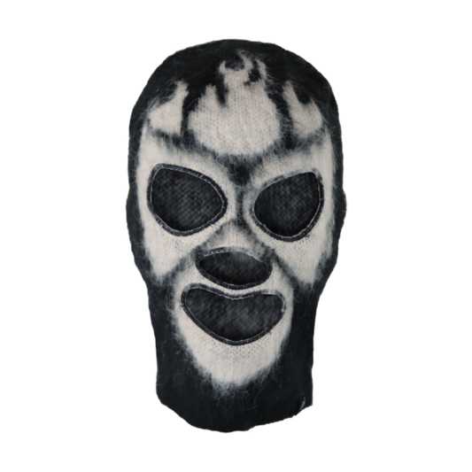 Mohair Luchador Mask - Black