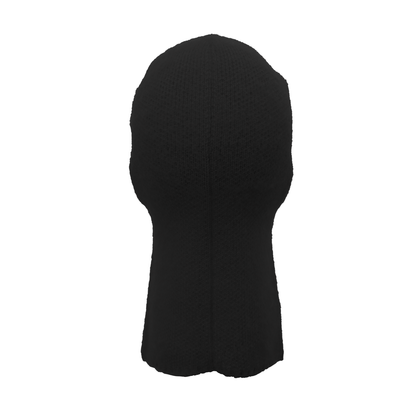 MOHAIR KNIT BALAKLAVA - BLACK