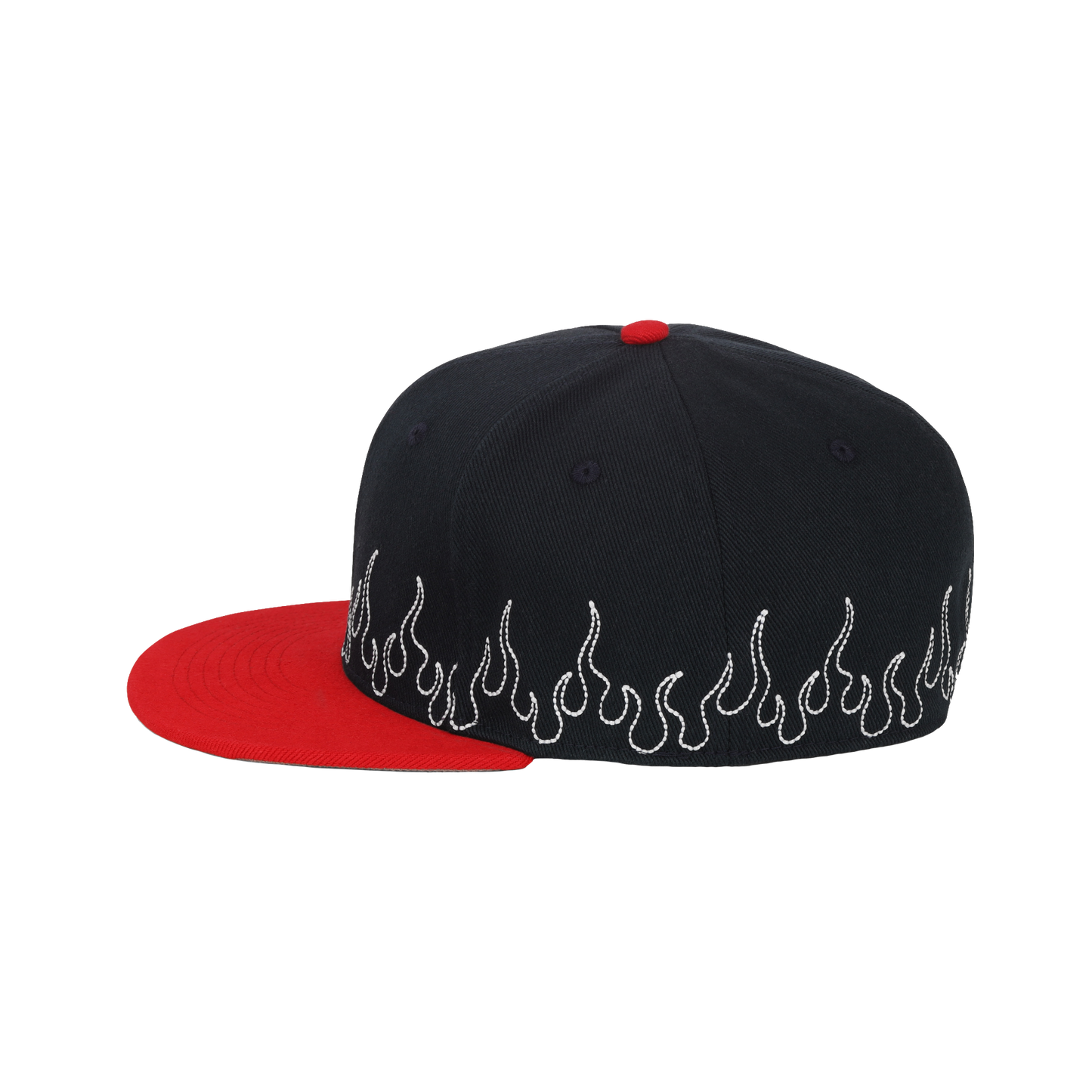 CUBS BONES SASHIKO FITTED - BLUE/RED