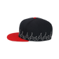 NY BONES SASHIKO FITTED - BLUE/RED